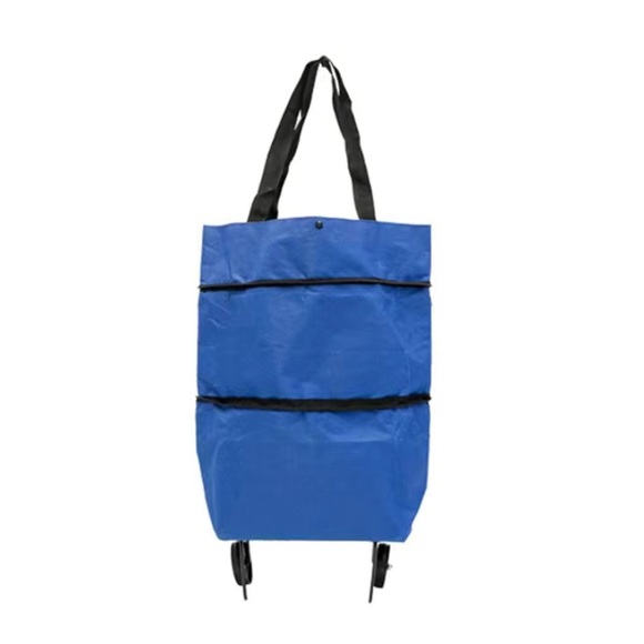 1 PC Portable collapsible shopping cart trolley with wheels - Picture 5 of 11